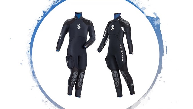 Men's and Women's Semi-Dry Novascotia Wetsuits