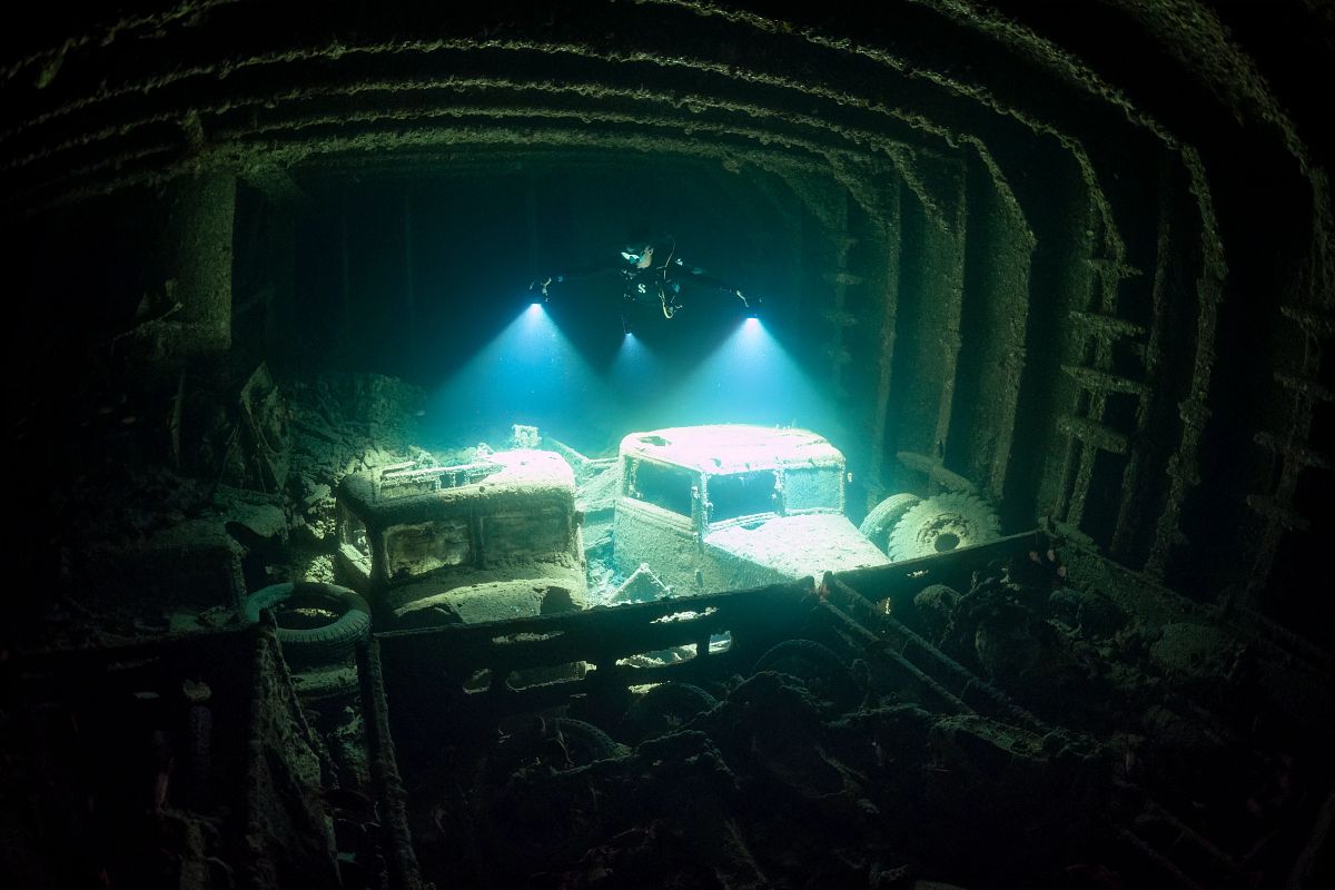 SS Thistlegorm Wreck Underwater