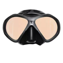 Spectra Mini Dive Mask, Silver, w/ Mirrored Lens