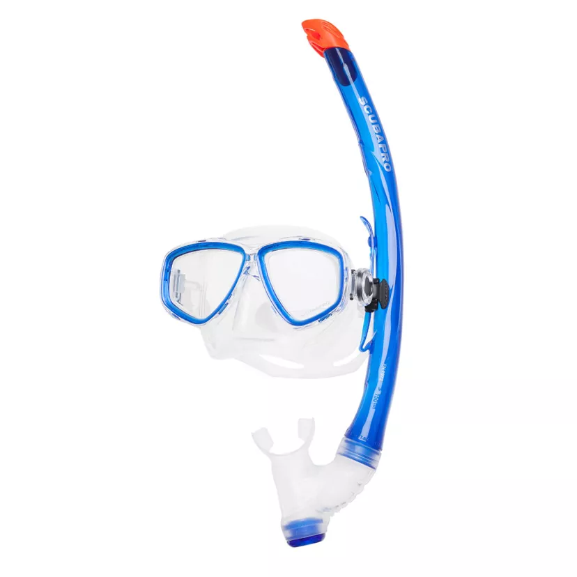 Ecco Mask w/Snorkel, Blue