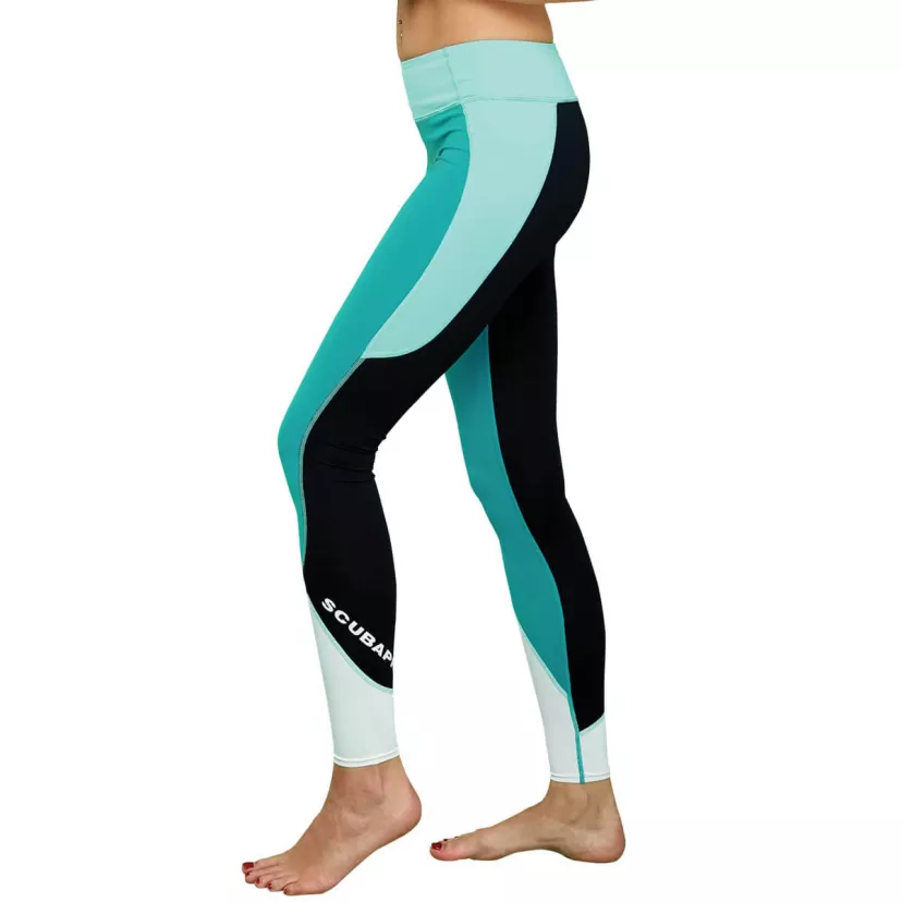 UPF 80 T-Flex Leggings, Women, Caribbean, M